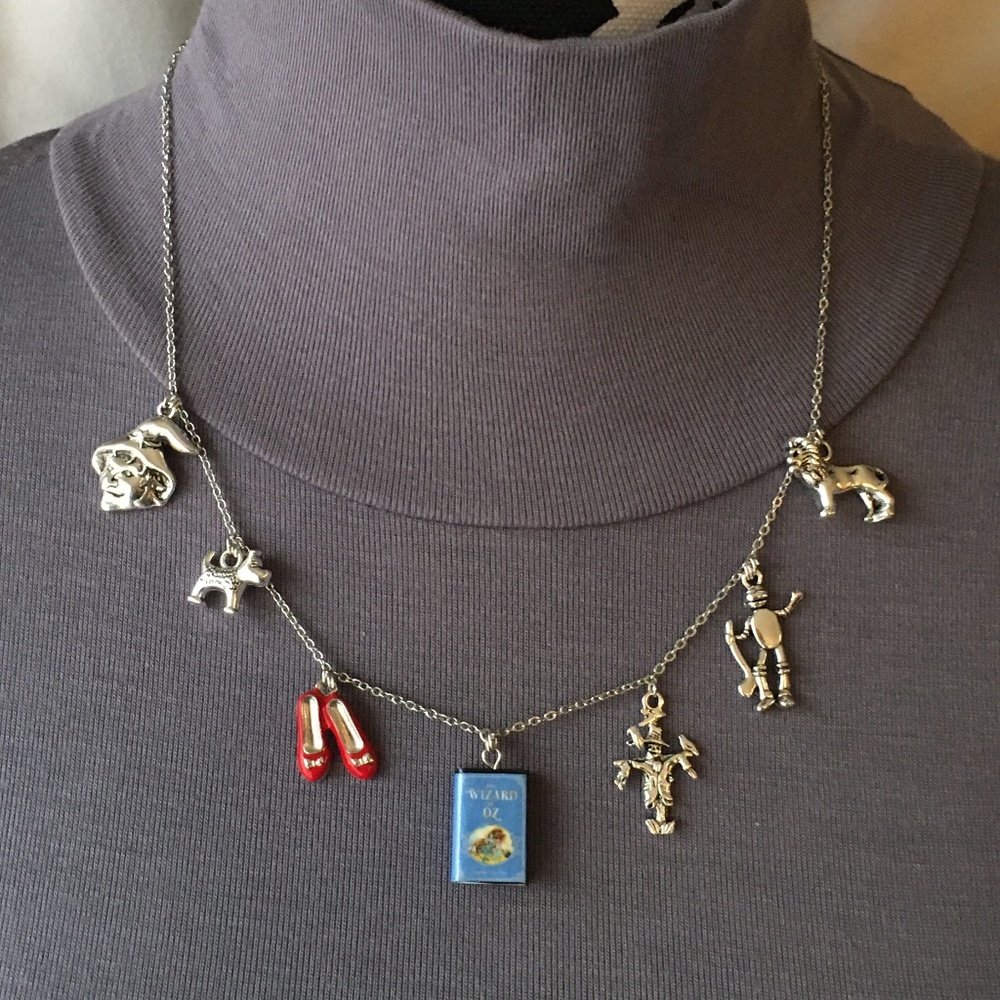 Wizard of Oz by L. Frank Baum Handmade Literature Necklace, Book Cover, Witch - Picture 7 of 14